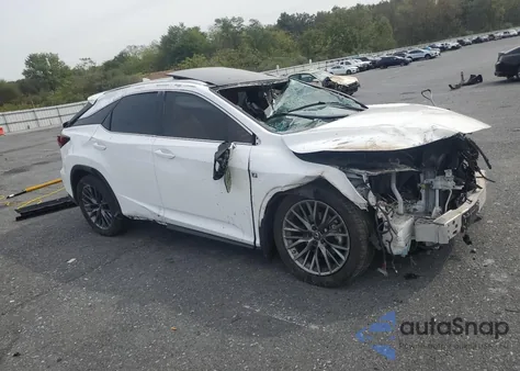 2020 Lexus Rx 350 F Sport z USA, uszkodzony, nr VIN 2T2YZMDA2LC242524